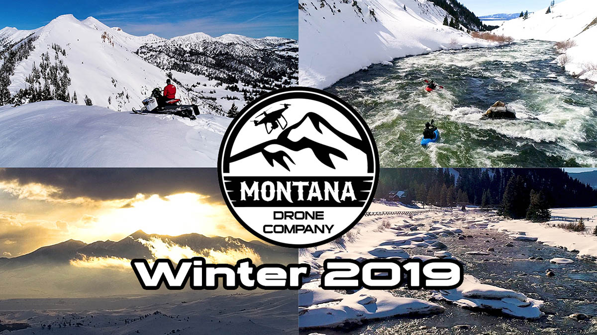 2019 Winter Montana Drone Highlights | Elk, Big Horn Sheep, Snowmobiling, Kayak Adventure