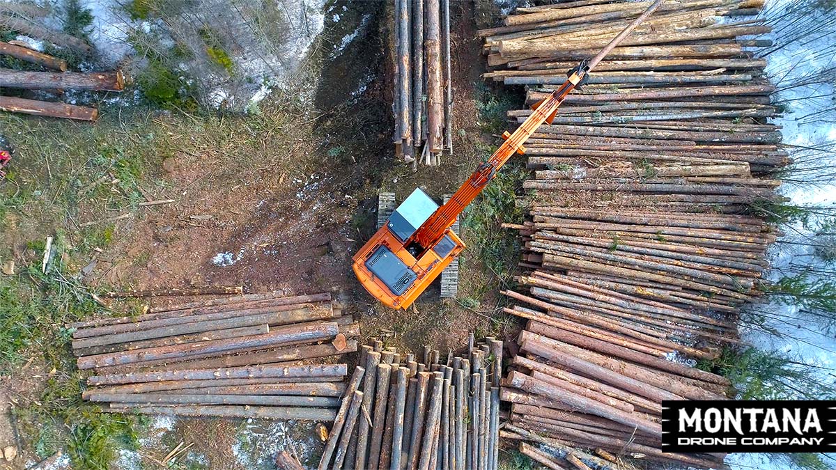 Almost 2 O Clock Montana Logging Photo Drone Pilot Doneen