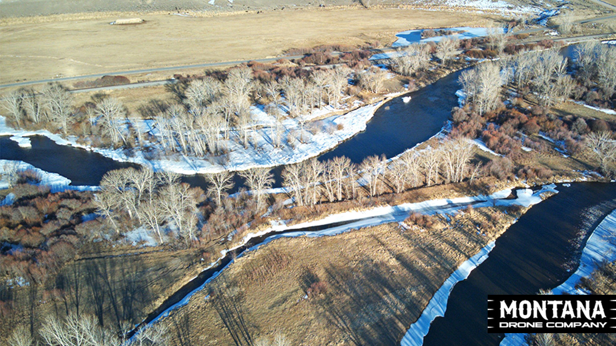 Holy Forks March 2021 River Aerial Photograph Pilot Robinson