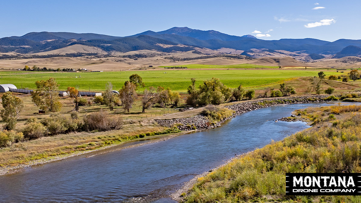 Jefferson River To The Mountains Whitehall Mt