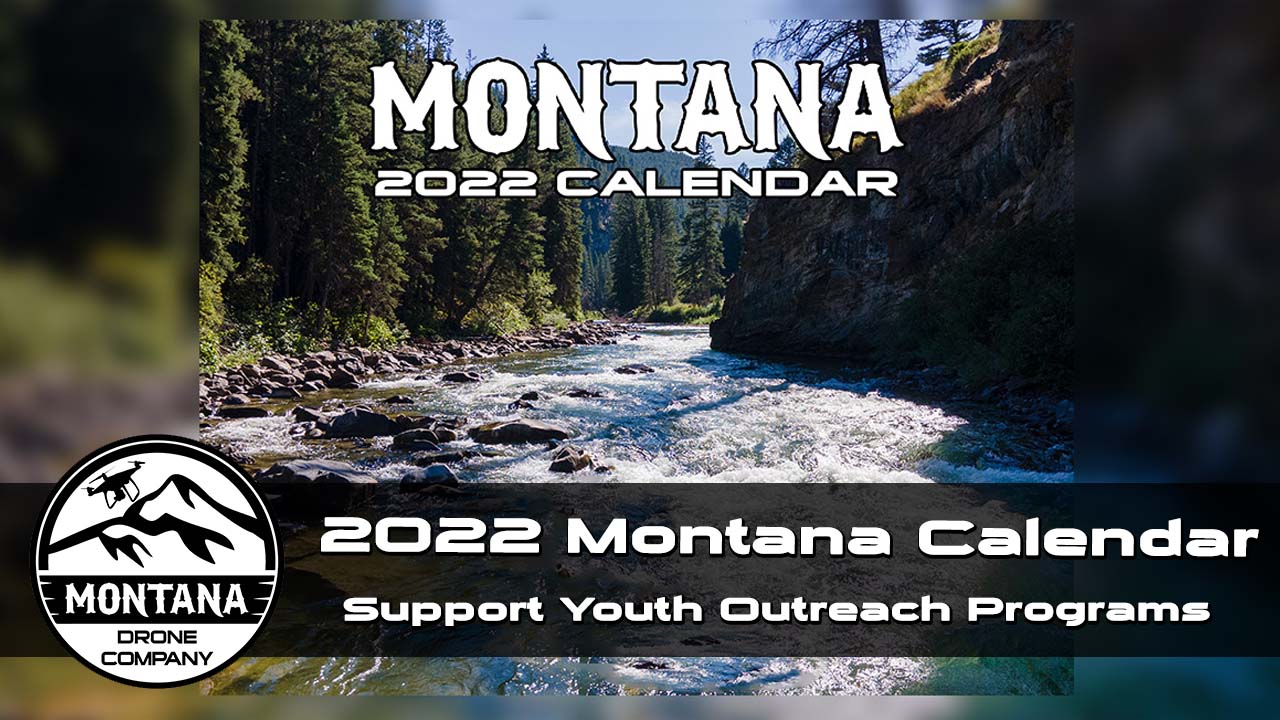 Montana Calendars For Sale Featuring Drone Photos | Support Youth Outreach Programs