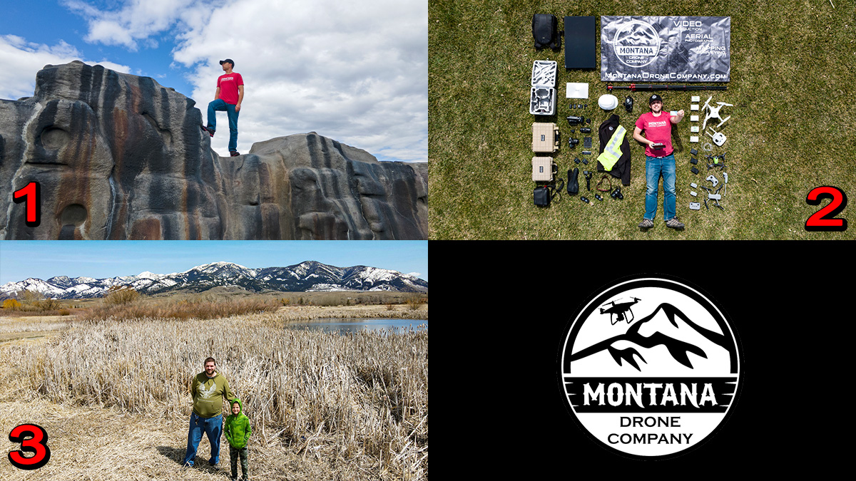 Montana Drone Pilots Self Portrait Photographs