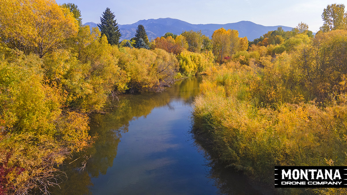 Montana Fall Colors October East Gallatin River Bozeman Mt