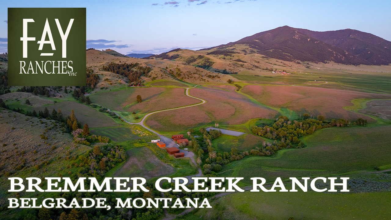 Montana Ranch For Sale Bremmer Creek Ranch