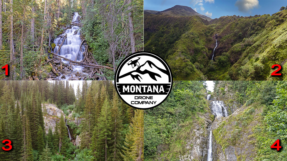 Montana Waterfall Photos | Montana Drone Company