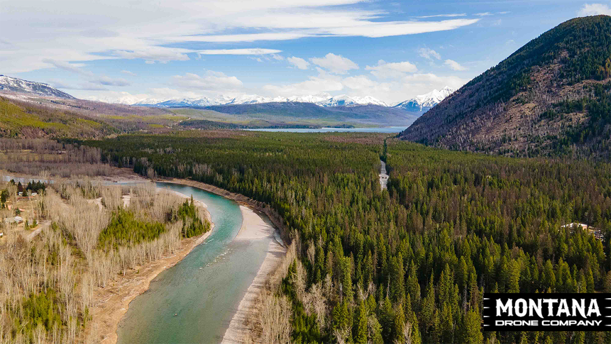 Scenic Photo Headed Into Glacier National Park April 2021