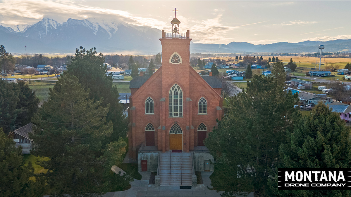 St Ignatius Mission Catholic Church Montana Built In 1891