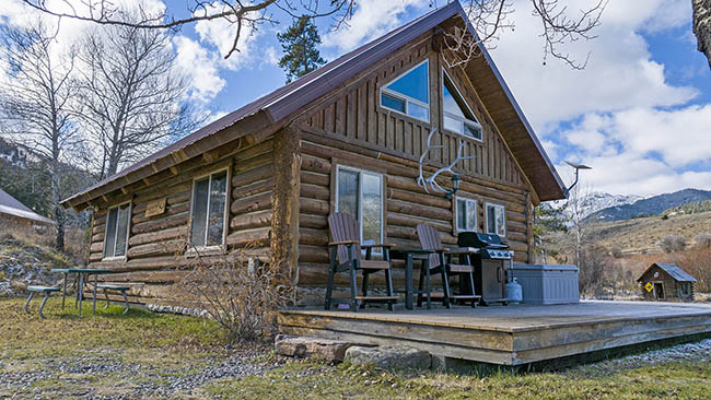 Aerial Grandpa Cabin Cinnabar Mcdonald Ranch