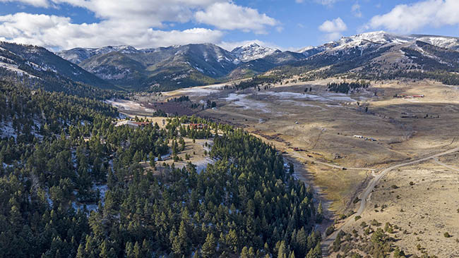 Aerial Ranch View Cinnabar Mcdonald Ranch