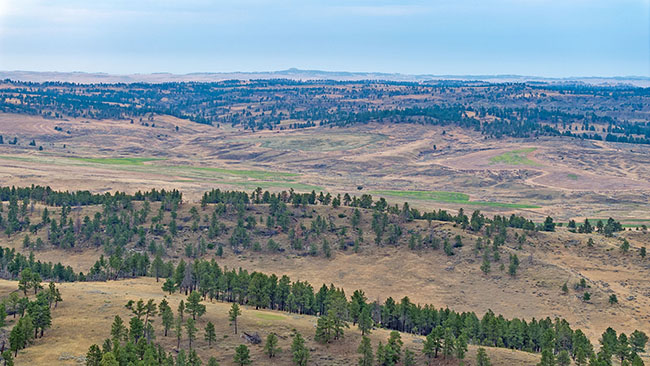 Aerial View Of Land Crooked Creek Ranch Winnett Mt