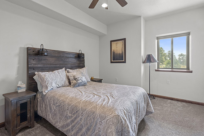 Interior Bedroom 1 Crooked Creek Ranch Winnett Mt